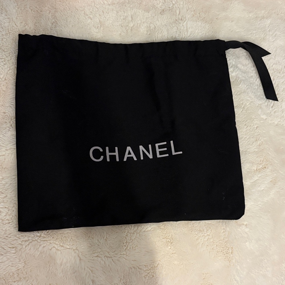 CHANEL Black Drawstring Dust Bag